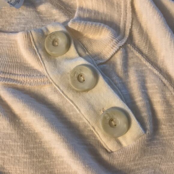 We the free womens xs extra small dalman sleeve button collar top long sleeve - Picture 5 of 7